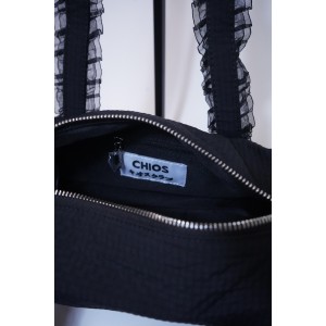 CHIOS CLUB - Chios 雙層Lace 手袋  [MS01BK]